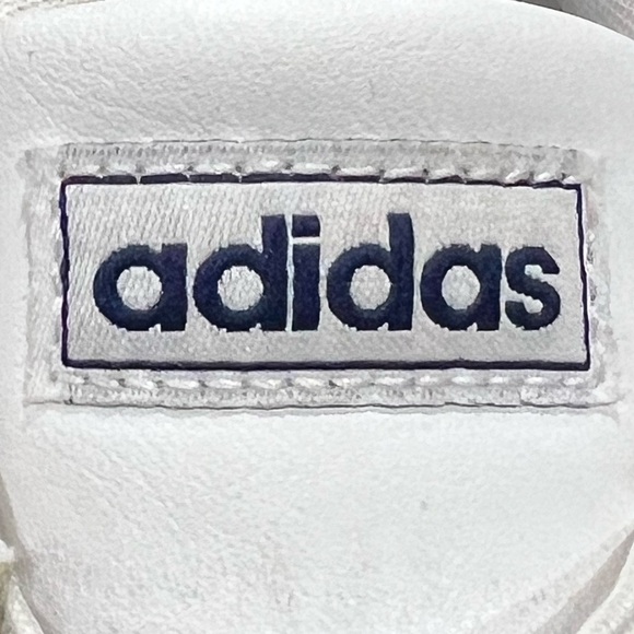 adidas White Blue Cloudfoam Advantage Clean Shoes Size 7 1/2 Men's - Picture 2 of 10